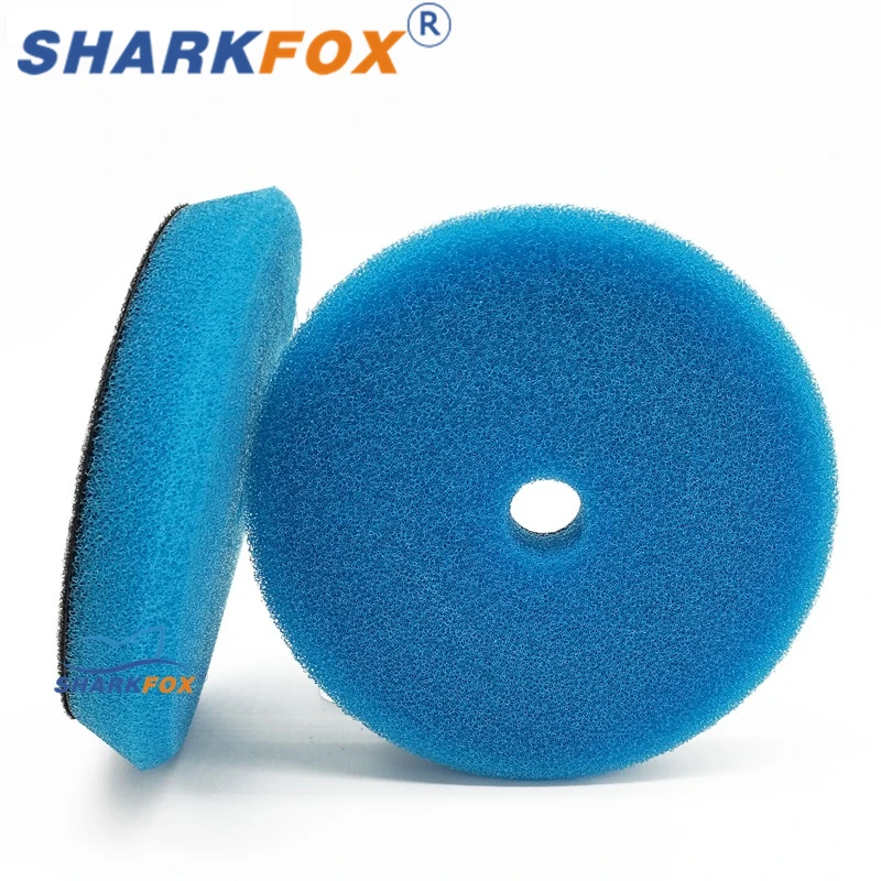 

Sharkfox 5Pcs 3"(80mm)/5"(125mm)/6"(150mm) Car Buffing Polishing Pads T Shape Sponge For DA/RO/GA Car Buffer Polisher