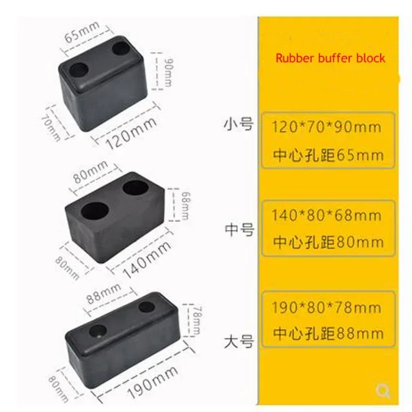 Anti-Collision Rubber er Block For Large Trucks High Quality material