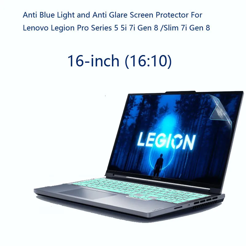 2X Protezione Dello Schermo Anti Luce Blu E Antiriflesso Per Lenovo Legion Pro 5 5I 7I Gen 8 /Slim 5 5I 7I Gen 8 16 "16:10