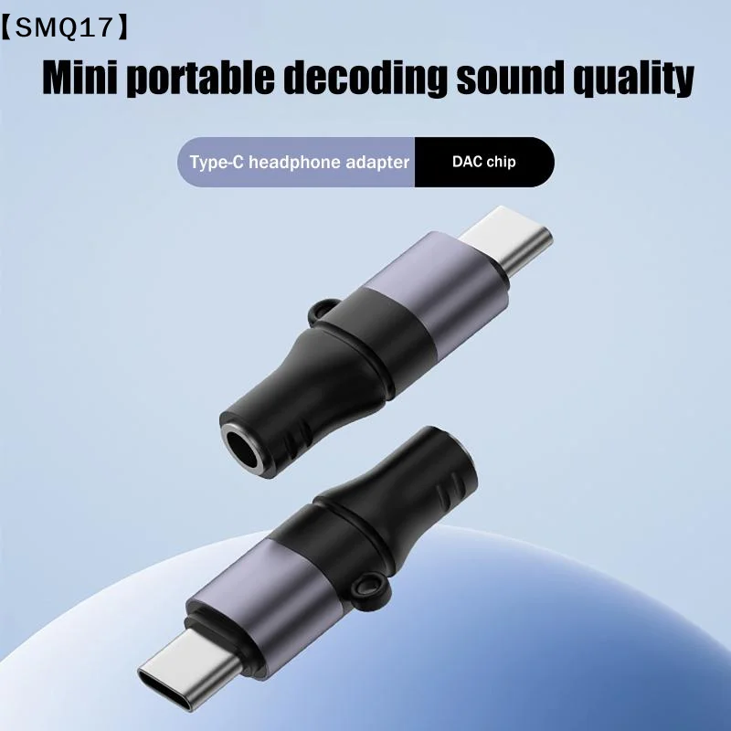 Type C to 3.5mm Jack Headphone Audio Adapter with Digital DAC Decoder