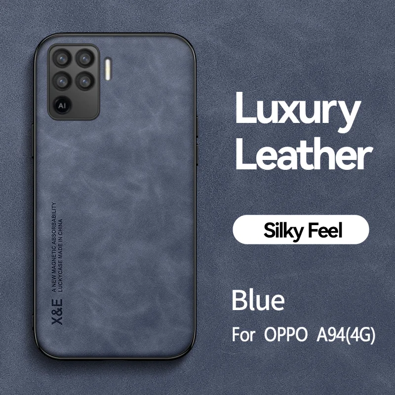 Luxury Leather Magnetic Holder Phone Case with Metal Plate - Elegant Back Cover Protection