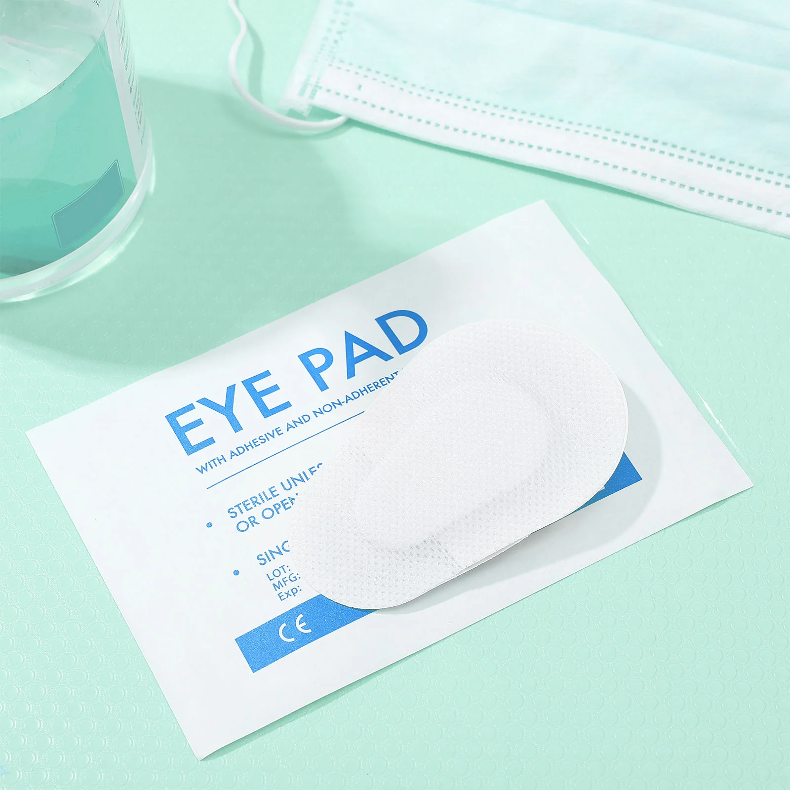 

Gauze Pad Self-adhesive Child Eye Mask Pads First Aid Dressings for Wounds Non-woven Patch