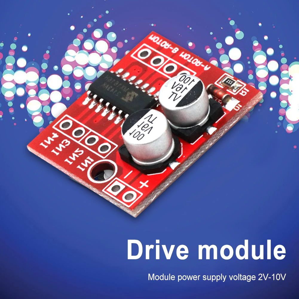 L298N DC Motor Driver Module DC 2V-10V 1.5A Driver Module PWM Speed Dual H-Bridge Stepper Motor Driver