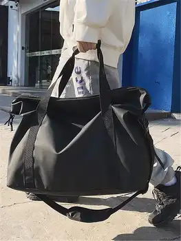 Borsa da viaggio portatile, borsa sportiva e fitness di grande capacità, borsa da viaggio leggera, borsa da viaggio a tracolla con una spalla