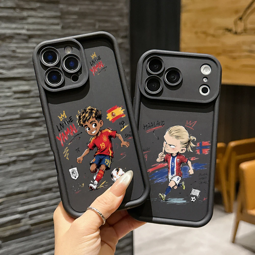 Football Stars Illustrated Phone Case - Premium Cover
