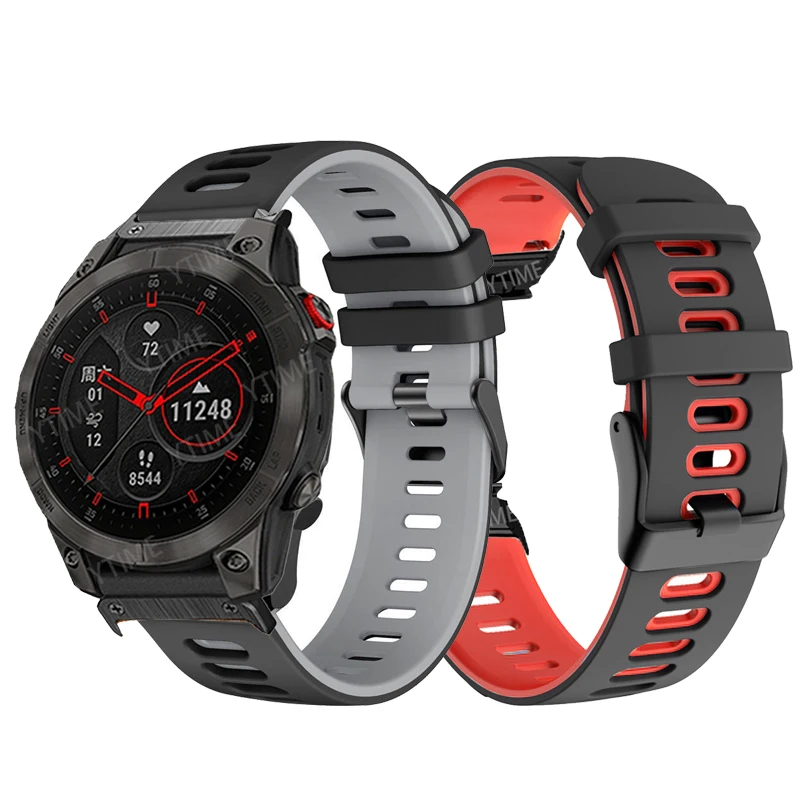 

Ремешок силиконовый для смарт-часов Garmin MARQ, 22 мм, браслет QuickFit Garmin Epix/Instinct 2/Forerunner 955/Fenix 7 6 5 Series