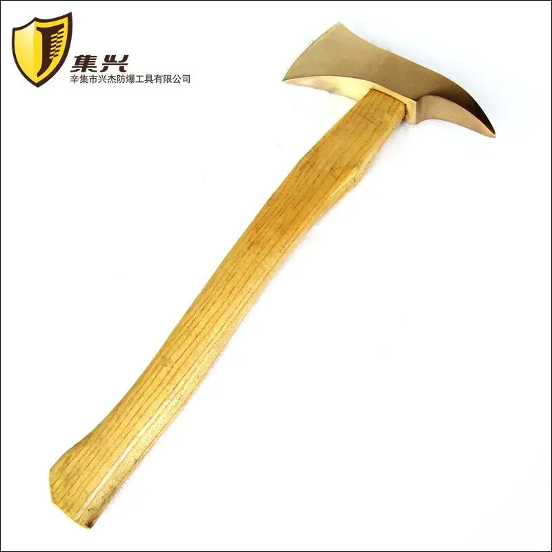 Explosion proof wooden handle fire axe Explosion proof axe 1kg/1.5kg/2kg suitable for flammable and explosive occasions 6