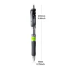 3/6pcs black ink gel pen, 0.7mm quick dry writing smooth school office and home stationery for back-to-school season 6