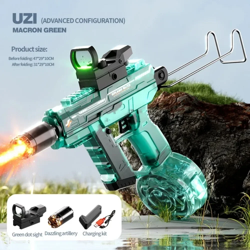 Pistola ad acqua elettrica automatica per giochi spiaggia mare_voghion.com