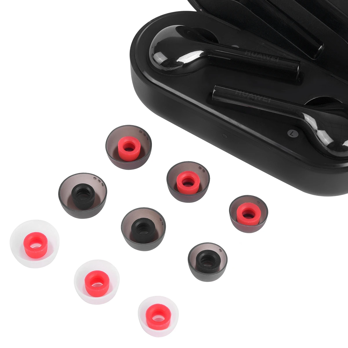 6Pcs Silicone Ear Tips for Anker Soundcore Life P2 P3 Eartips for SoundPEATS T2 T3 ANC Earbuds Tips TWS Earplugs Earphone 4-5mm