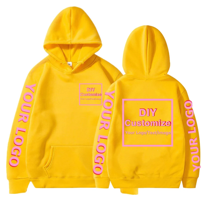 DIY CUSTOM Birthday/Couple Hoodies DIY CUSTOM Text Logo Image Print Sweatshirt Men/Women Casual Corporate clothes Dropshipping 13 Sf15850100f6b4fa9a1cefbb84045ef111
