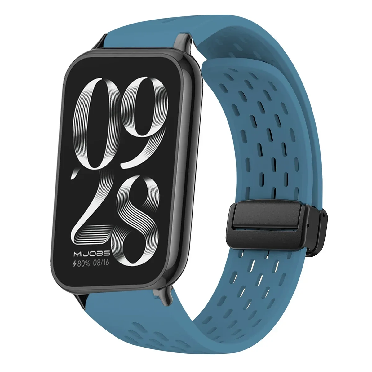 Magnetverschluss Silikonarmband für Redmi Watch 6/5/4 Sportband für Mi Band 8 Pro/9 Pro Correa 20/22mm Atmungsaktive Armbänder – Detail 9