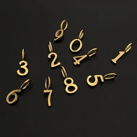 EManco – pendentifs numériques en acier inoxydable, éléments numériques de Style moderne, fabrication de colliers, Bracelets, bijoux à faire soi-même 4