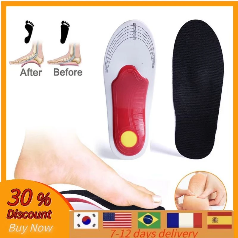 Insole Orthopedic X/O Leg Correction Arch Support Flat Foot Orthopedic ...
