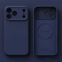 Original Liquid Silicone Magnetic Phone Case For iPhone 17 16 15 14 13 12 Pro Max Plus 17 Air For Magsafe Wireless Charge Cover - Image 5