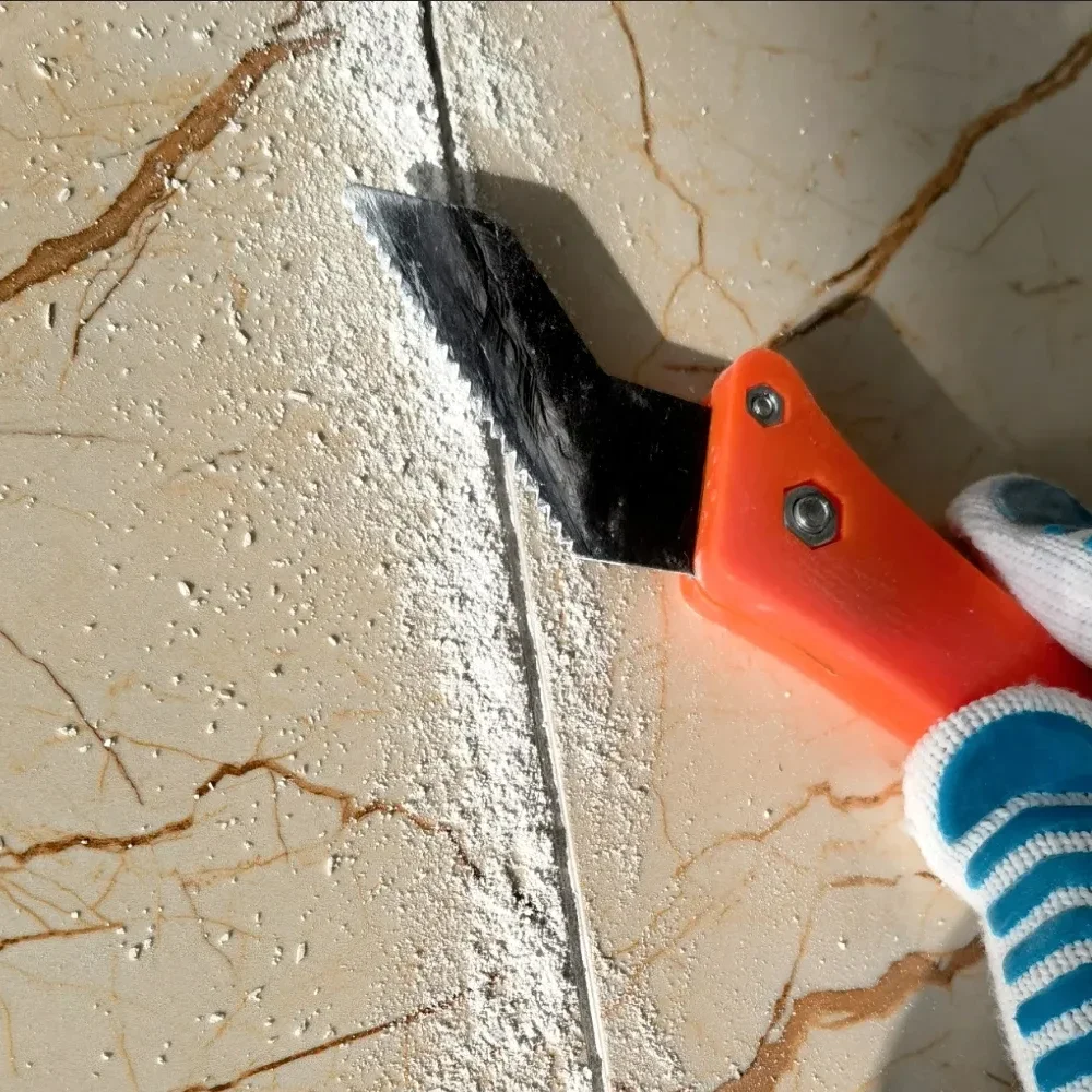 Tile Gap Repair Knife Professional for Cleaning Removal Old Grout Tungsten Steel Joint Notcher Hand Construction Tools