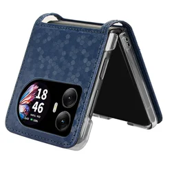 Luxury Leather Flip Wallet Phone Case with Stand Function and Card Holder for Hero 10 (Blue)