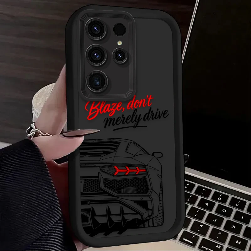 Stylish Sports Car Themed Soft Phone Case Cover