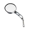 2pcs 10MM 360 ° Adjustable Motorcycle Wide View Rearview Mirror For Harley Glass Back Side Mirror Left Right 5