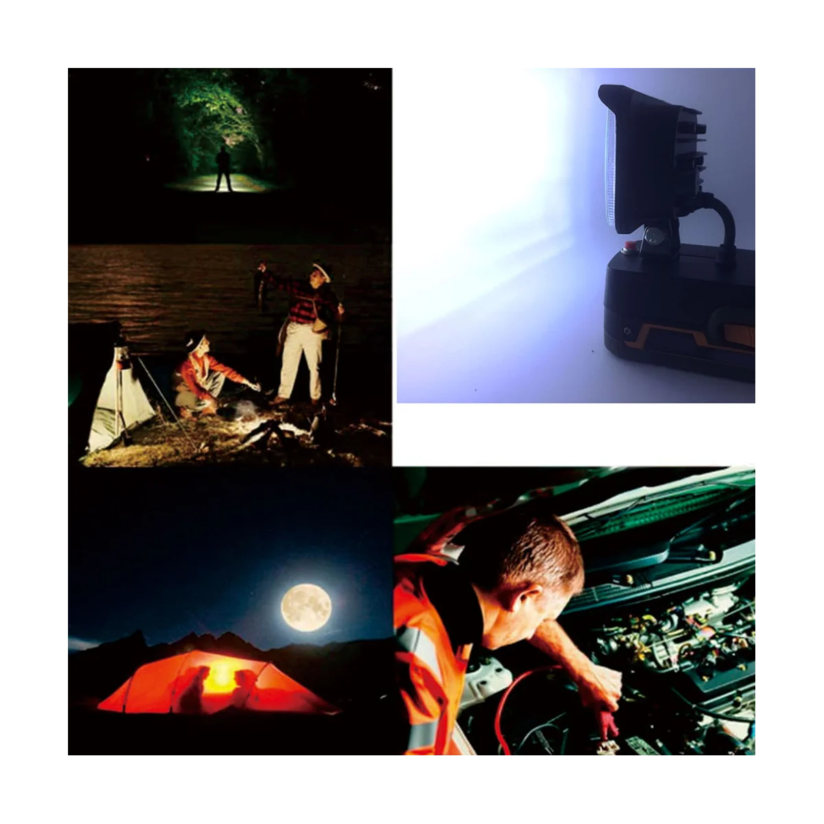 고성능 LED 조명 작업등 어댑터용 도구 변환기, RIDGID AEG 18V 리튬 배터리 변환