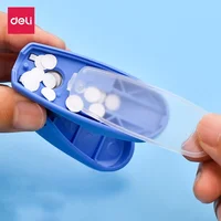 DELI Mini Paper Punch Portable Size 1 Hole Punch Machine 6mm 10 Sheets Office School Supplies 5