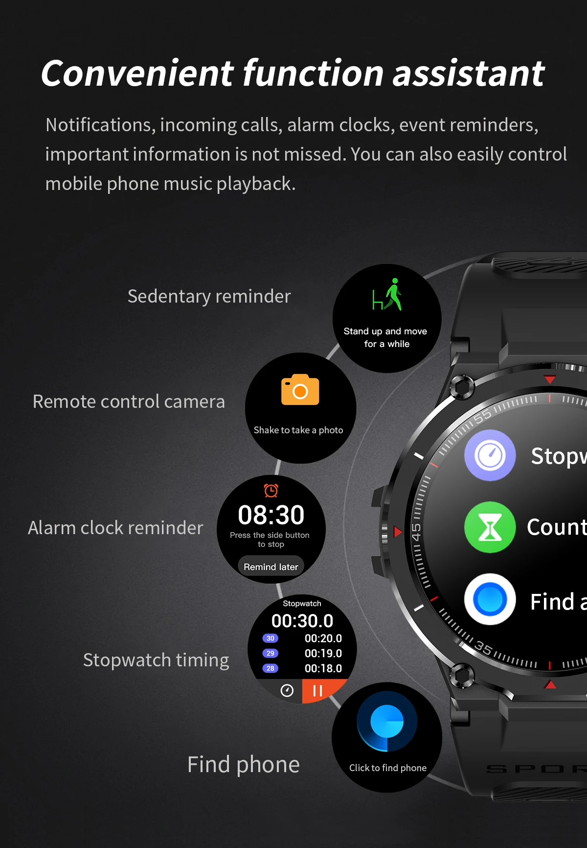 Nektom Smart Watch Men 1.32'' AMOLED Sports Fitness Tracker Bluetooth –  Nektom Watches