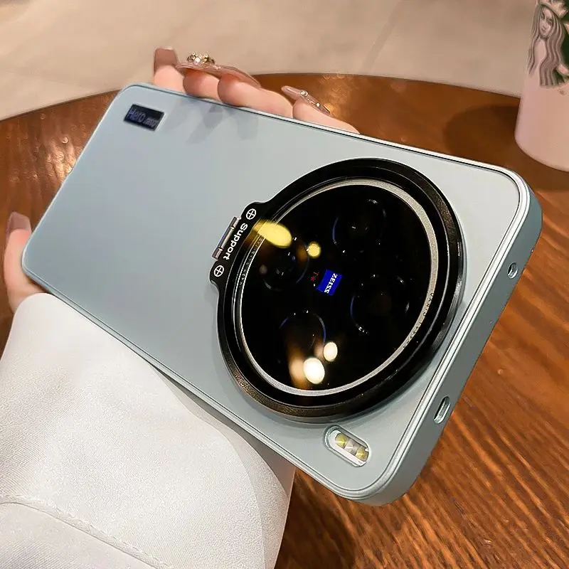 Luxury Anti-Drop Bumper Case with Lens Protection and Bracket - New Style