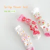 Girls Summer Socks Mesh with Cotton Transparent Socks Baby Cute Flowers Crew Sock 3 Pairs 4