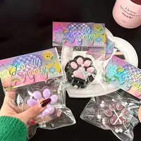 Pinching Cat Paw Decompressing Toy Soft Sticky Squeeze Cat Paw Toys Stress Relief Relax Toys 1