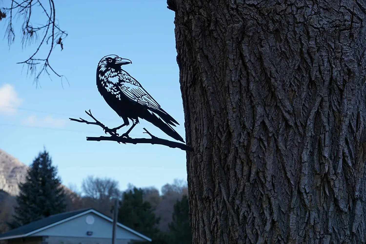 

Raven Decoration |Garden Art |Backyard Art | Brand New Tree Art | Silhouette Art Living Room/Home Decoration