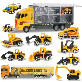 12-in-1 Mini Construction Trucks 1