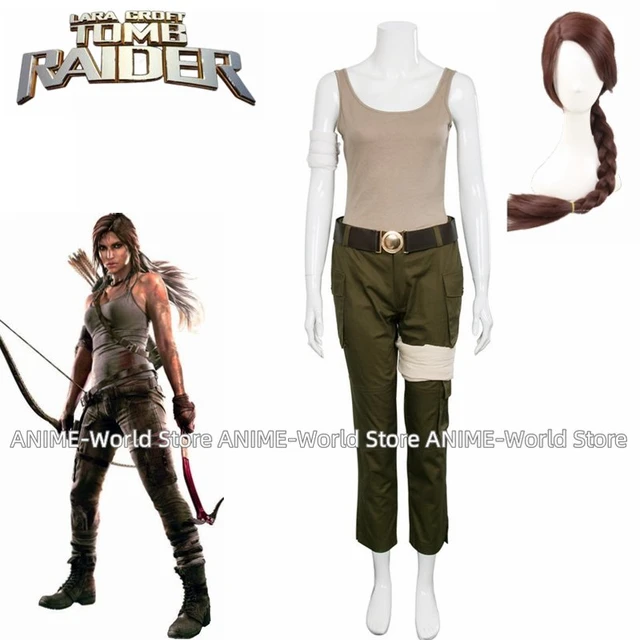 Tomb Raider Lara Croft Cosplay Costume Customize Free Shipping