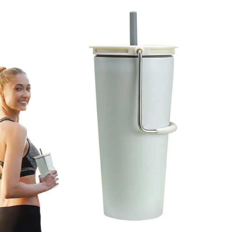 

Изолированная кофейная чашка, Изолированные чашки, горячая и холодная 600 мл, нержавеющая сталь, двойные стенки, вакуумная герметичная термобутылка с защитой от пролива