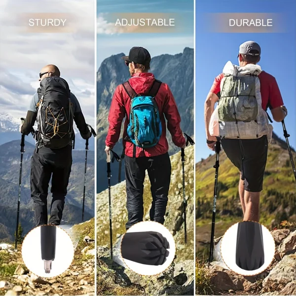 登山杖 可折叠轻便登山杖 男式登山杖 女式登山杖 女式登山杖 登山杖-8