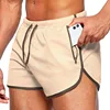 Summer Quick Dry Men's Sports Running Shorts Fitness Beach Short Pants Sportswear Gym Training Workout Shorts Compression Shorts 6