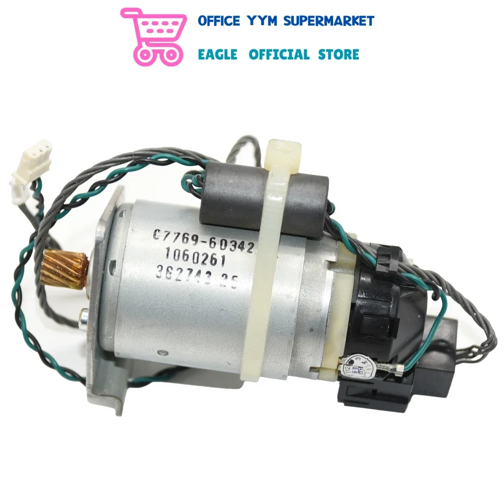 1Pc Gruppo Motore Asse Carta Originale C7769-60377 C7769-60342 Per Parti Plotter Hp Designjet 500 510 800 Ps