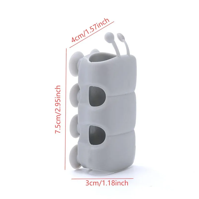 Description Picture 2 of item2/3pcs Suction Cup Brackets Removable Silicone Shower Head Holder Wall Mount Shower Head Storage Shelf Rack Bathroom Supplies