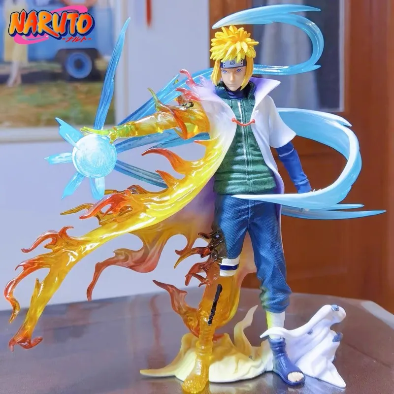 

26cm Naruto Figures Namikaze Minato Anime Figure Evil Gk Four Generations Figurine Pvc Statue Model Doll Collect Toys Gift