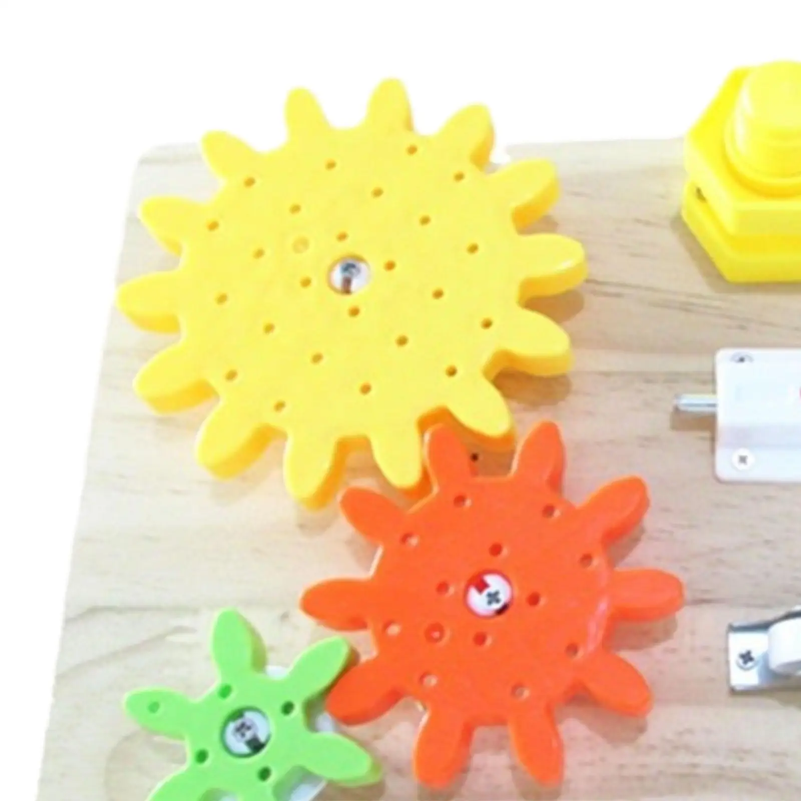 

Kids Busy Board Gears Fine Motor Skill Life Skill Abilities Sensory Activity Toy for Ages 3 4 5 Years Old Airplane Toys