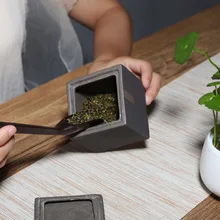  Creative Ceramic Storage Jar Retro Hand Scrub Decor Bedroom Cosmetic Container Coffee Table Tabletop Tea Caddy Home Decoration 