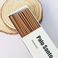 30 Sticks High-Grade Palo Santo Incense White Sage Cedar Coffee Home Fragrance Natural Aromatherapy Suitable for Yoga Meditation