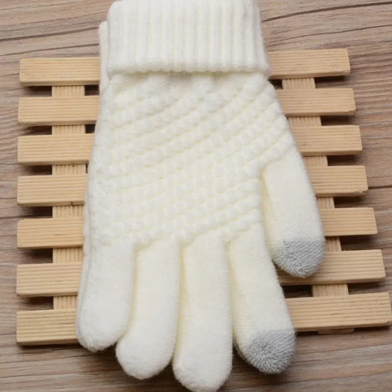 Luxurious Women's Cashmere Touchscreen Winter Gloves - Warm & Stylish