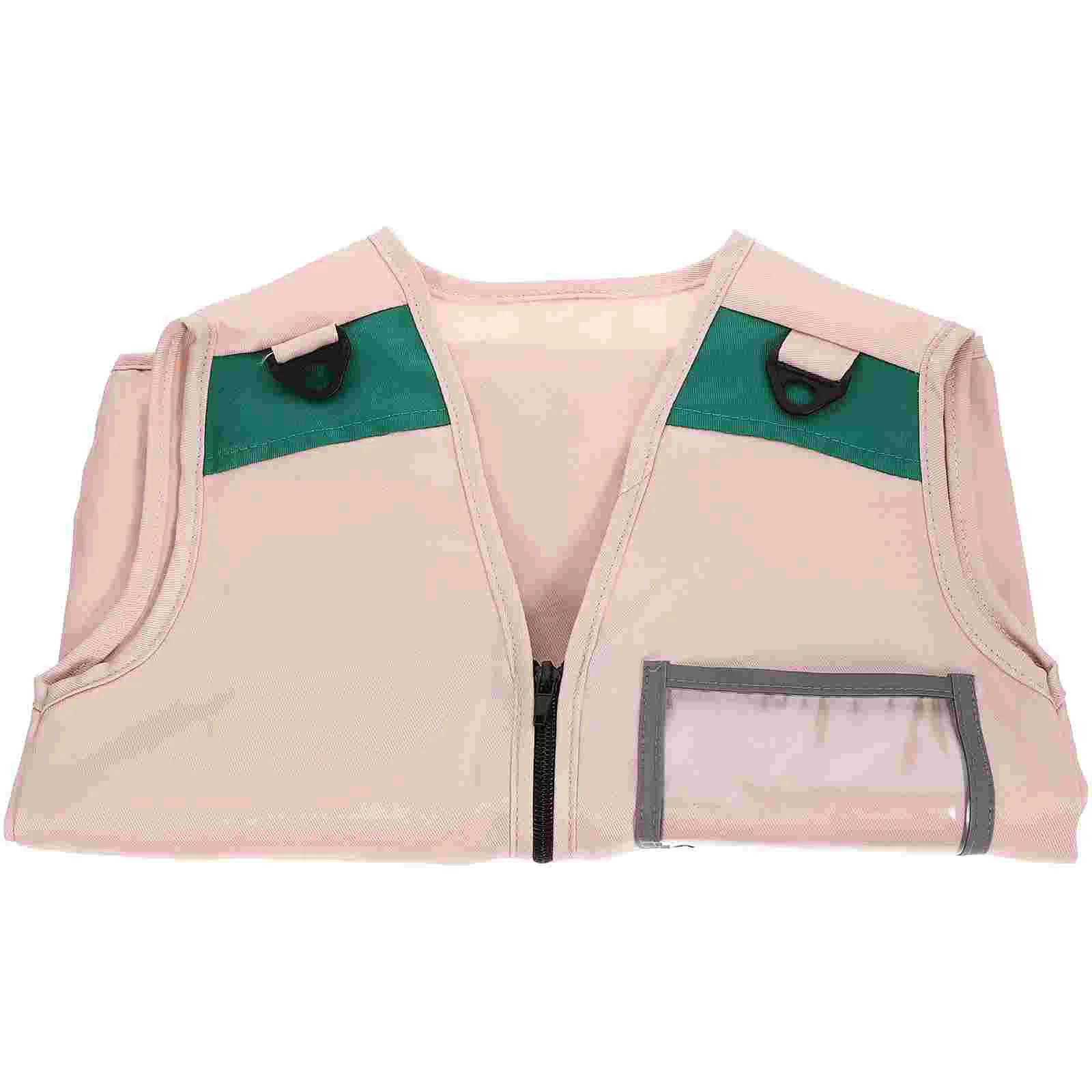 

Outdoor Adventure Vest Children Explorer Lightweight Kids Exploration Camping Costume Fabric Wear-resistant Clothing