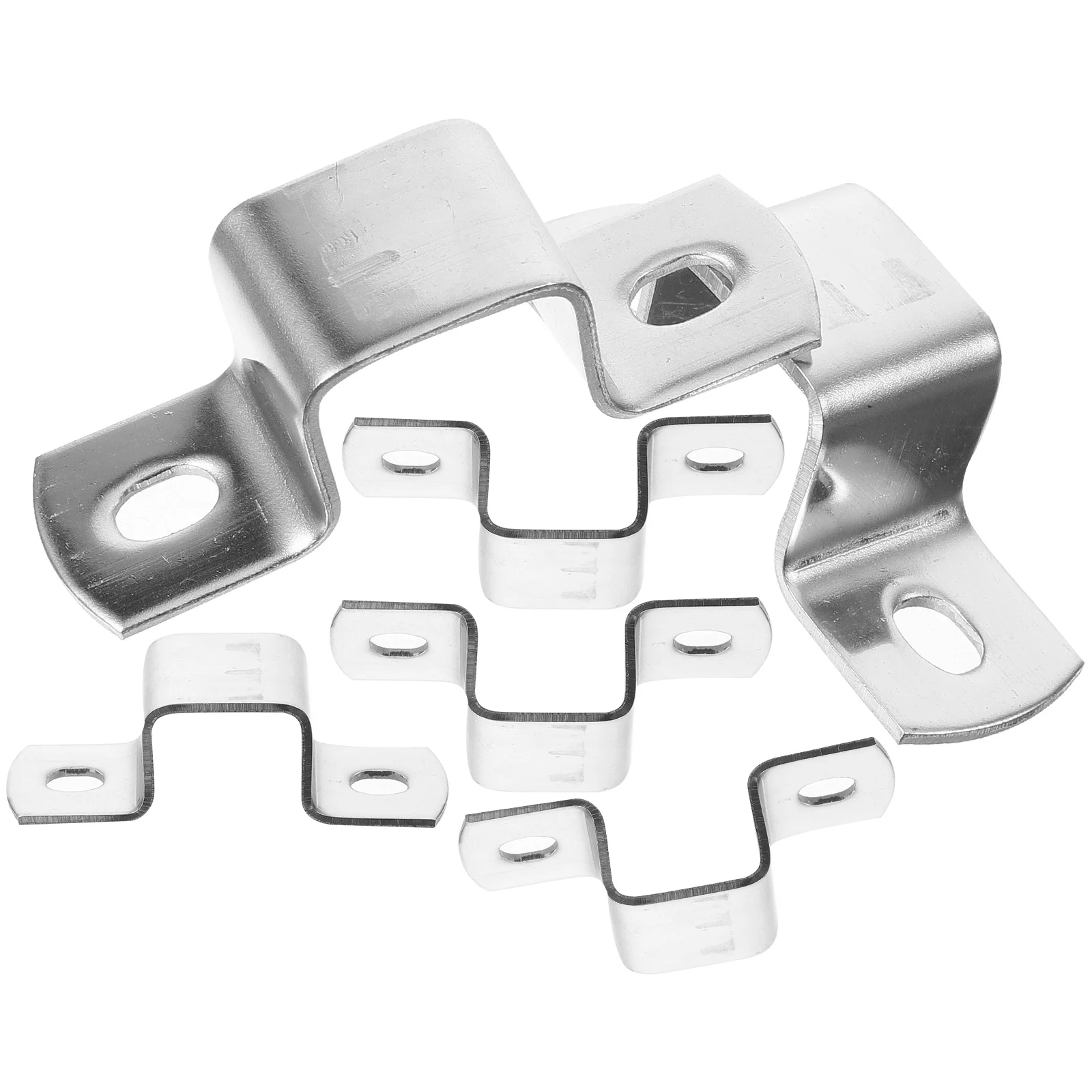 

6 Pcs Square Tube Brackets Woodworking Clamps 304 Stainless Steel Tubing Connector