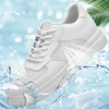 Men Leather Heightening Elevator Shoes Breathable Mesh Height Increase  Thick Sole Shoes Man Height Insole 6/8/10CM Men Sneakers 5