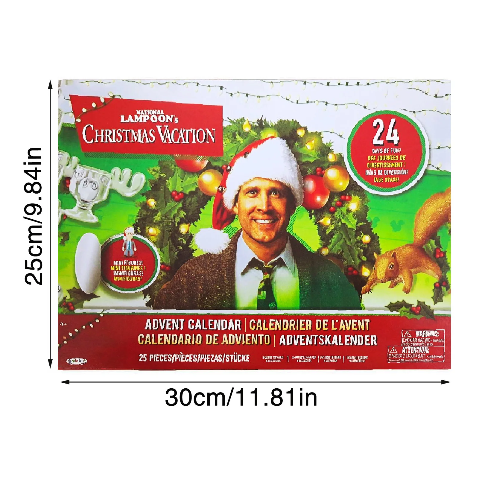Cartoon Minifigure Christmas Countdown Calendar Christmas Vacation Advent Calendar Mini Figure Blind Box Countdown