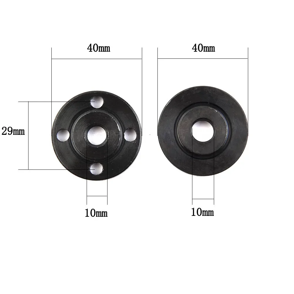 1 Pair Angle Grinder Inner Outer Flange Nut Thread Replacement Tools For 20mm And 22mm Inner Hole Cutting Discs