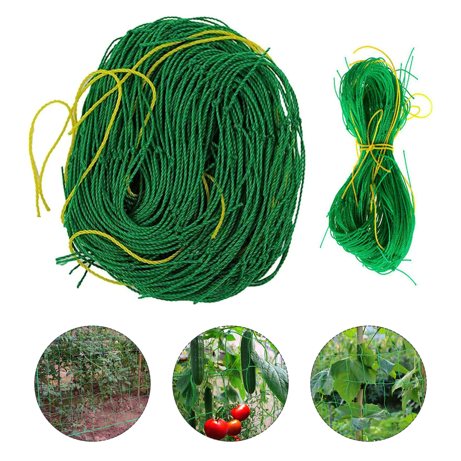 Filet De Support Pour Plantes Grimpantes - Treillis élastique 150x150 Cm Avec Crochets - Jardin, Tente De Culture