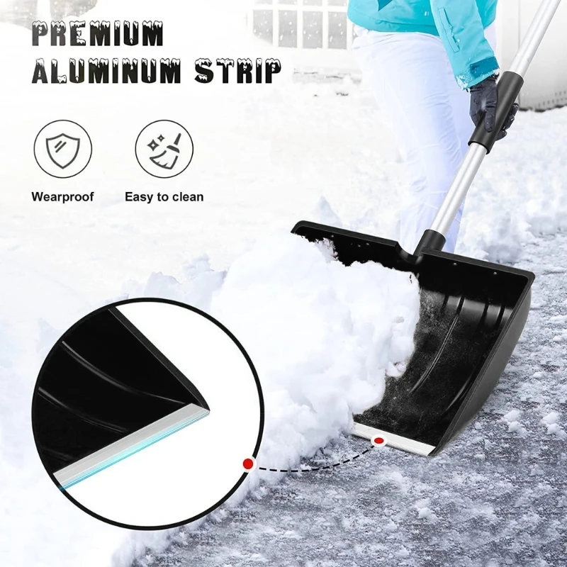 Sport Utility Shovel, 3 Piece Collapsible Design, Perfect Snow Shovel for Car, Camping and Other Outdoor Activities