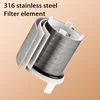 Kitchen Faucet Spray Head Filter Stainless steel filterBathroom Faucet Shower Filter Adjustable 360° Rotary Splashback Tap Nozzl 4